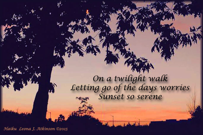 Sunset--Haiku